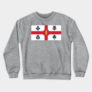 Flag of Montreal, Quebec Crewneck Sweatshirt